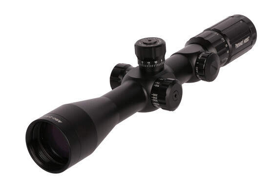 The Primary Arms 4-14x44 scope with ARC-2 illuminated MOA reticle has a 30mm tube diameter